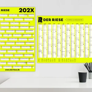 Individueller Plakatkalender